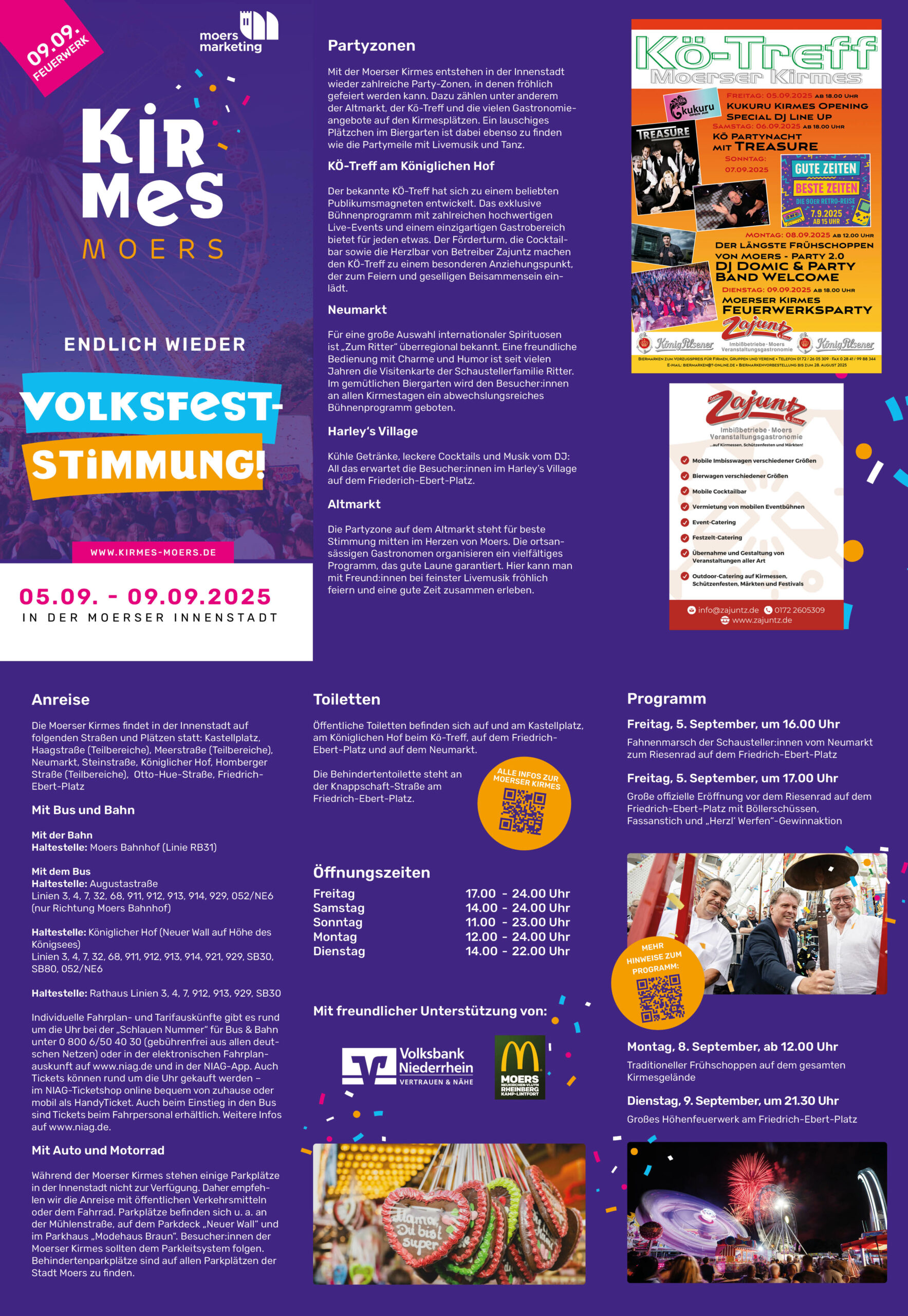 Kirmes Lageplan